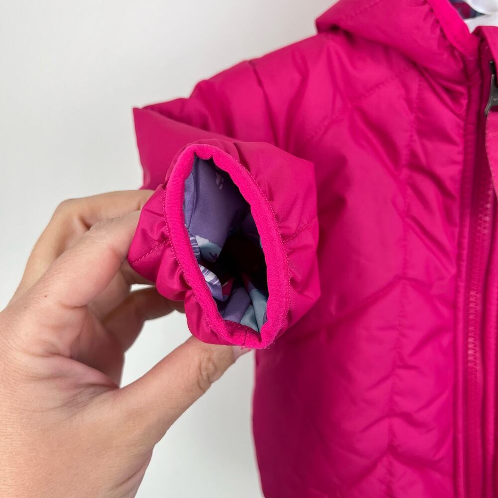 The North Face Girls Reversible Perrito Jacket 3-6 Months - Picture 8 of 13